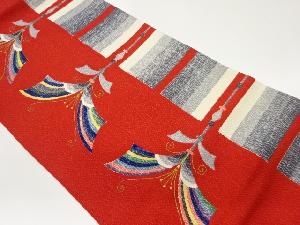 金彩ふくれ織花模様名古屋帯